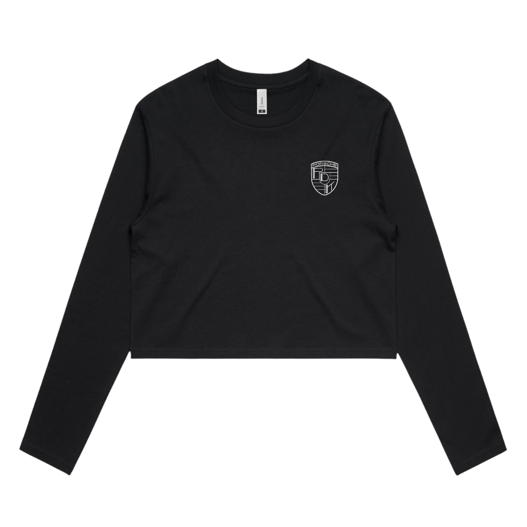 Women's PDK 01 (Wo's Crop L/S) Black